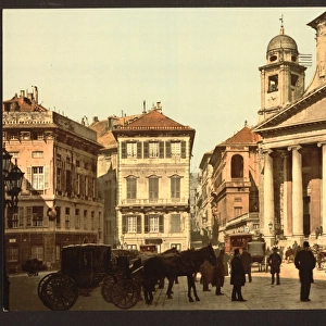 Piazza dell Annunziata, Genoa, Italy