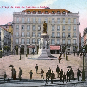 Praca de Luiz de Camoes, Lisbon, Portugal