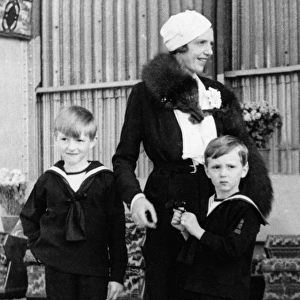 Princess Mafalda of Hesse-Cassel and sons
