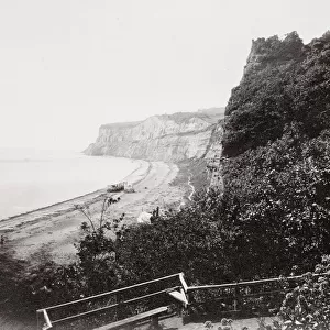 Shanklin, Dunnose cape on the Isle of Wight in the English Channel