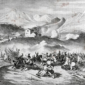 Spain. Peninsular War. (1808-1814). Battle of the town of Va