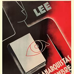 Spanish Civil War poster, Read anarchist books