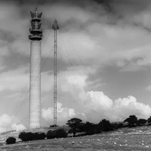 Television transmission masts at Charwelton, Northamptonshire, England