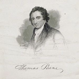 Thomas Paine, head-and-shoulders portrait, facing slightly l