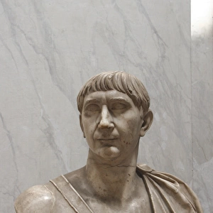 Trajan. Roman emperor. Bust