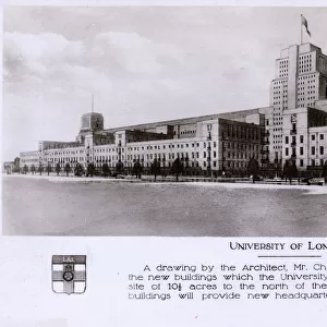University of London - Plans of the new buildings - Holden
