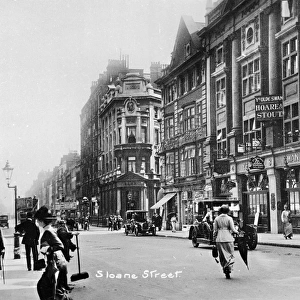 View of Sloane Street, London