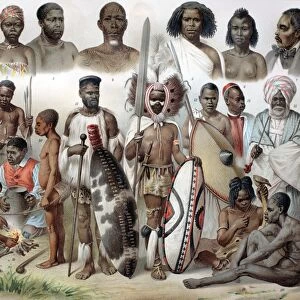 Ethnic groups of Africa, 1880s C017 / 6928