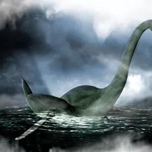 Loch Ness monster, artwork