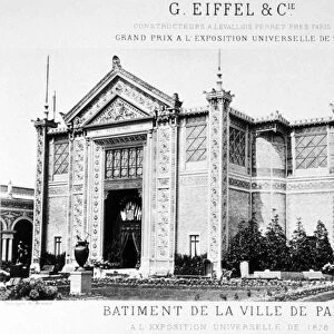 Parisian city hall, France, 1878