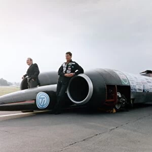 Thrust SSC supersonic car and team C016 / 2051