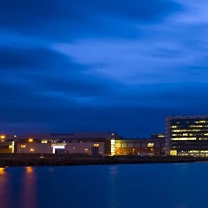 Scotland, Edinburgh, Leith. Ocean-terminal shopping mall, a modern development on the Leith waterfront
