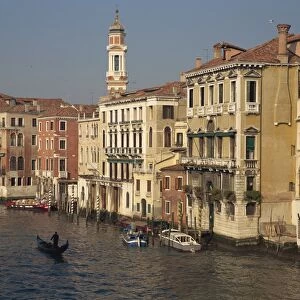 Houses on the Grand Canal in Venice