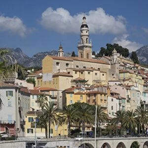 Menton old town, Alpes Maritime, Cote d Azur, France, Europe