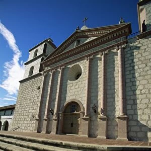 The old Santa Barbara Mission