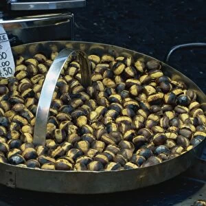 Roast chestnuts for sale in Piazza di Trevi