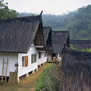 A traditional village at Kambung Naga on Java