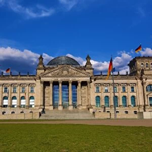 The Reichstag Building in Berlin, Germany
