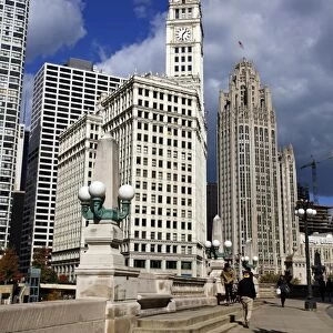 The Wrigley Building, Chicago, Illinois, America