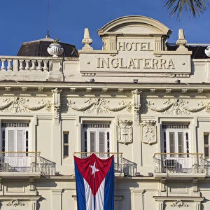 Cuba, Havana, Parque Central, Hotel Inglaterra