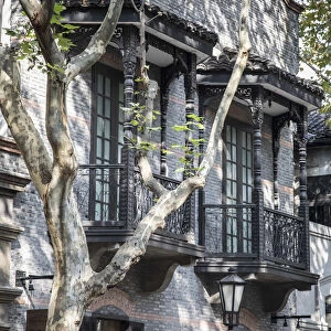 Renovated former Shikumen houses, Xintiandi, Shanghai, China