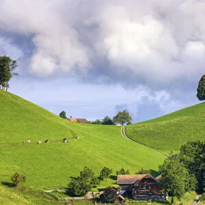 Switzerland, Berner Oberland, Emmental, Teuffenthal village
