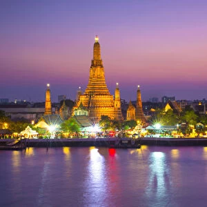 Temple of Dawn (Wat Arun) and Bangkok, Thailand