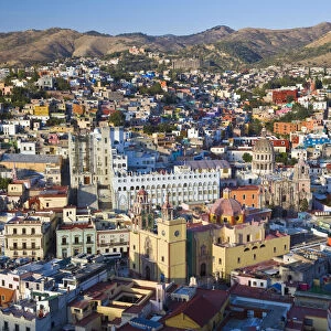 View over Guanajuato, Guanajuato state, Mexico