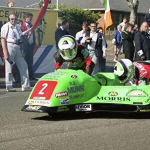 Kenny Howles & Alan Langton (Ireson Yamaha) 1991 Sidecar TT