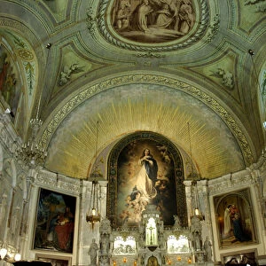 Canada, Quebec, Montreal. Notre Dame-de-Bonsecours Chapel & Marguerite-Bourgeoys Museum