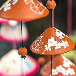 Pottery wind chimes with Vietnamese motifs, Vietnam
