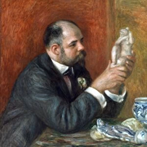 AMBROISE VOLLARD (1865-1939). French art dealer and publisher. Oil on canvas, 1908, by P. A. Renoir