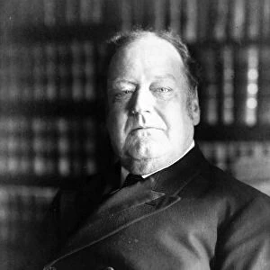 EDWARD D. WHITE (1845-1921). American jurist. Photograph by Frances Benjamin Johnston