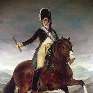 FERDINAND VII OF SPAIN (1784-1833). King of Spain, 1808; 1813-1833. Oil on canvas