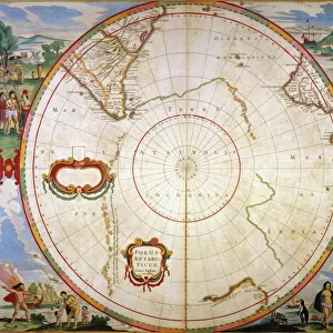 MAP: ANTARTICA, 1647-62. Map of Antartica (Terra Australis Incognita)