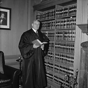 OWEN ROBERTS (1875-1955). American Supreme Court justice. Photographed on his 63rd birthday