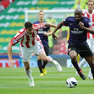 Abou Diaby vs. Geoff Cameron: Clash at Britannia Stadium (Stoke City vs. Arsenal, 2012-13)
