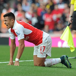 Alexis Sanchez in Action: Arsenal vs Manchester United (Premier League 2015/16)