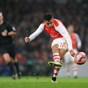 Alexis Sanchez Scores Arsenal's Second Goal vs. Hull City - FA Cup 2014-15