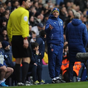 Arsenal Assistant Manager Steve Bould at Tottenham-Arsenal Premier League Clash (2014-15)