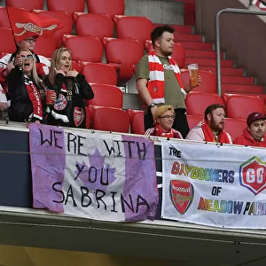 Arsenal Fans Gather at Allianz Arena Ahead of Quarter-Final Clash with FC Bayern Munchen - UEFA Women's Champions League