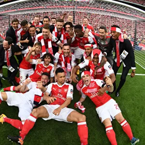 Arsenal FC: Celebrating FA Cup Victory over Chelsea, 2017