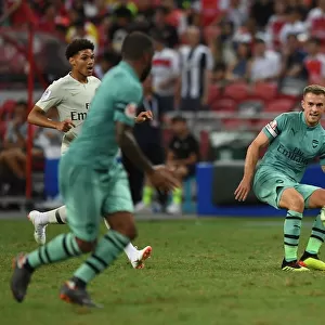 Arsenal's Aaron Ramsey Goes Head-to-Head Against Paris Saint-Germain in International Champions Cup 2018