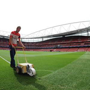 Arsenal's Emirates Stadium: Readied for Champions League Clash Against Besiktas (2014/15)