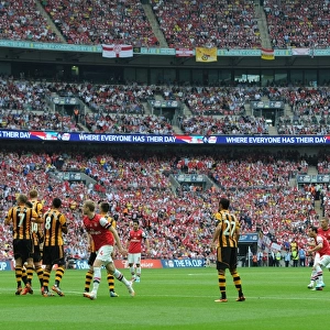 Arsenal's FA Cup Final Triumph: Santi Cazorla's Stunning Free Kick vs Hull City (2014)