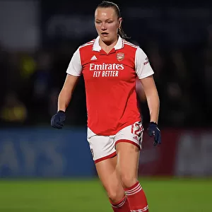 Arsenal's Frida Maanum in Action: Arsenal Women vs Leicester City FA WSL Match, 2022-23