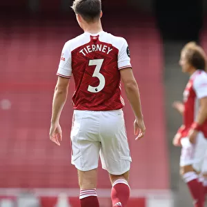 Arsenal's Kieran Tierney Gears Up for Arsenal v Watford Premier League Clash (2019-20)