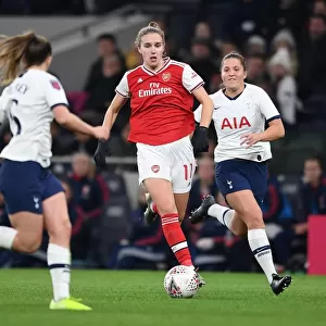 Arsenal's Vivianne Miedema in Action against Tottenham Hotspur in FA WSL Clash