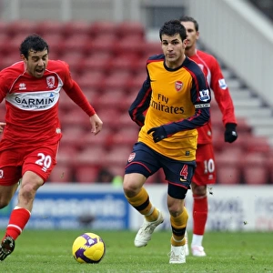 Ces Fabregas (Arsenal) Julio Arca (Middlesbrough)