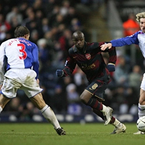 Diarra's Double: Arsenal Edge Past Blackburn in Carling Cup Clash (18/12/07)